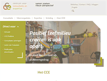 Tablet Screenshot of cce.nl