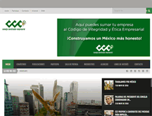Tablet Screenshot of cce.org.mx